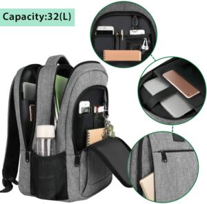 the inside of my carry-on backpack featuring the various compartments that should be on your backpacking gear list for beginners