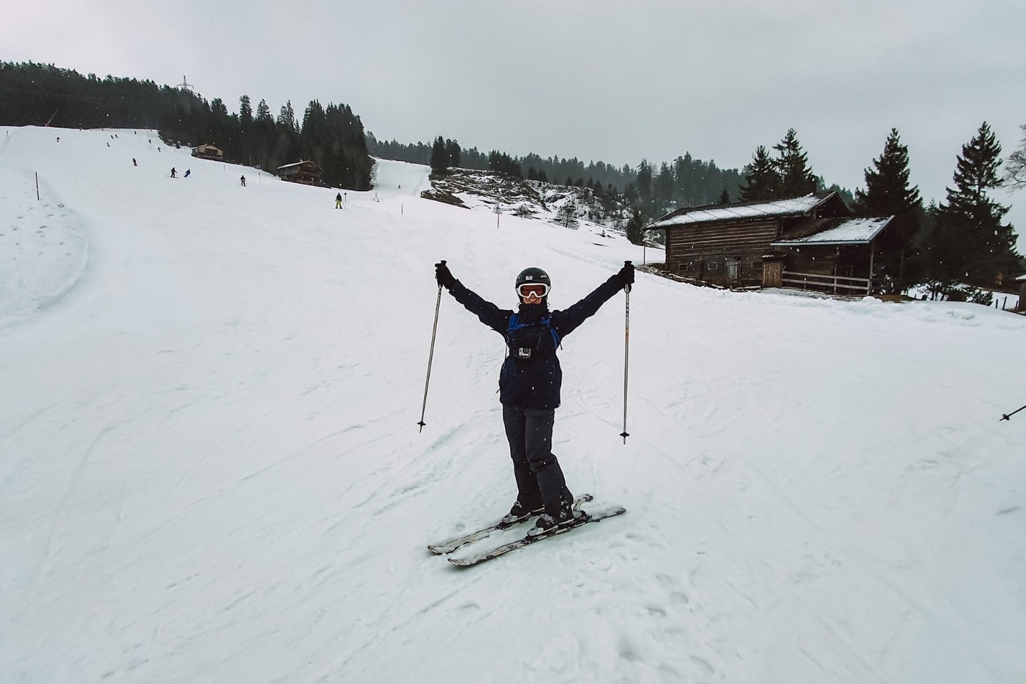 me skiing in the austrian alps