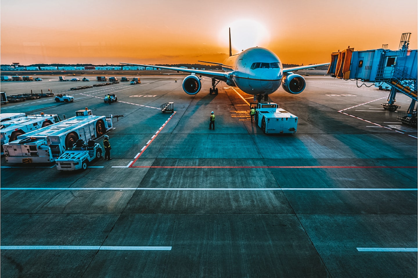 Airplane on the tarmac