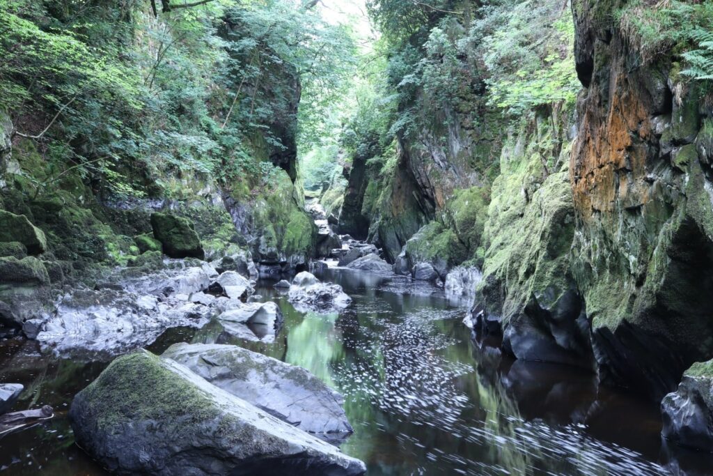 the mystical fairy glen in betws y coed