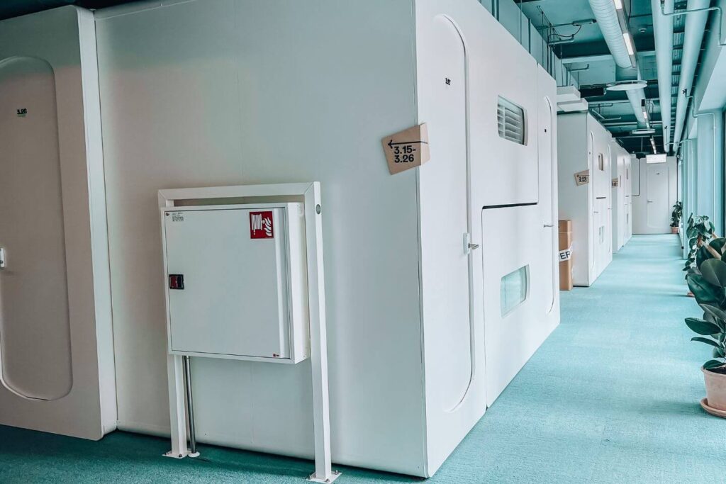 city hub copenhagen capsule hotel exterior